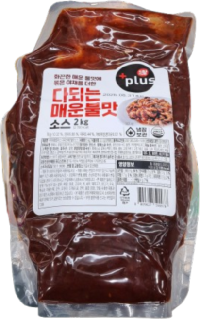 식자재왕 다되는 매운불맛소스, 1개, 2kg