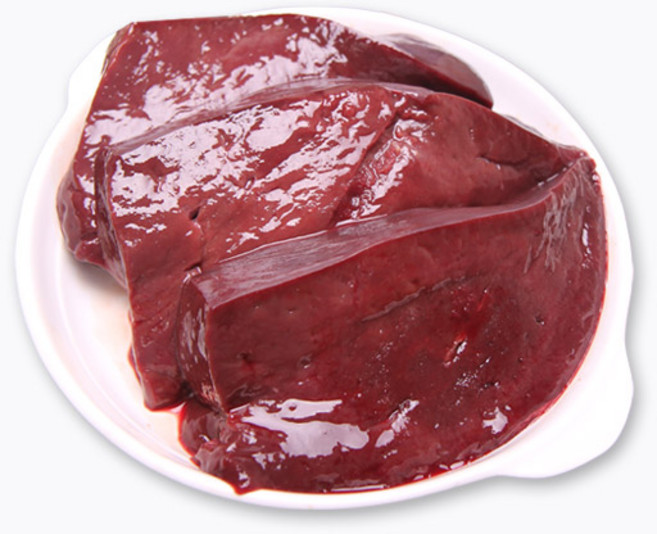 더펫코리아 원료육 소간 1kg 애견간식, 1개, 소고기