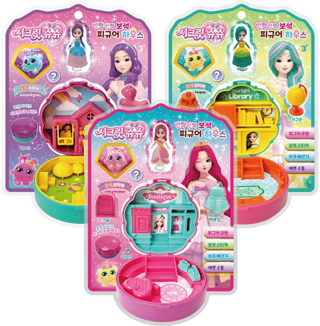 8000시크릿쥬쥬반짝반짝보석피규어하우스, 1개