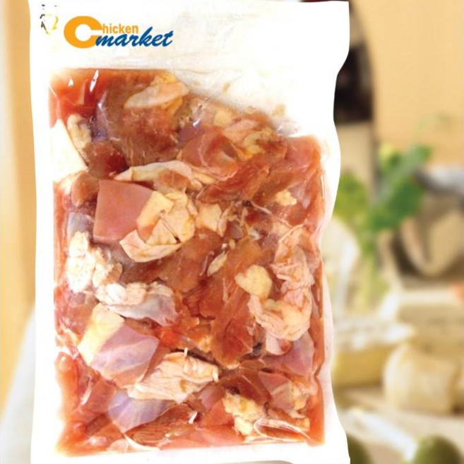 브라질산 정육 냉장 염지닭 절단육 순살 닭다리살 5kg (1kg x 5팩), 절단함(가로3cm x 세로3cm), 마일드염지, 5개