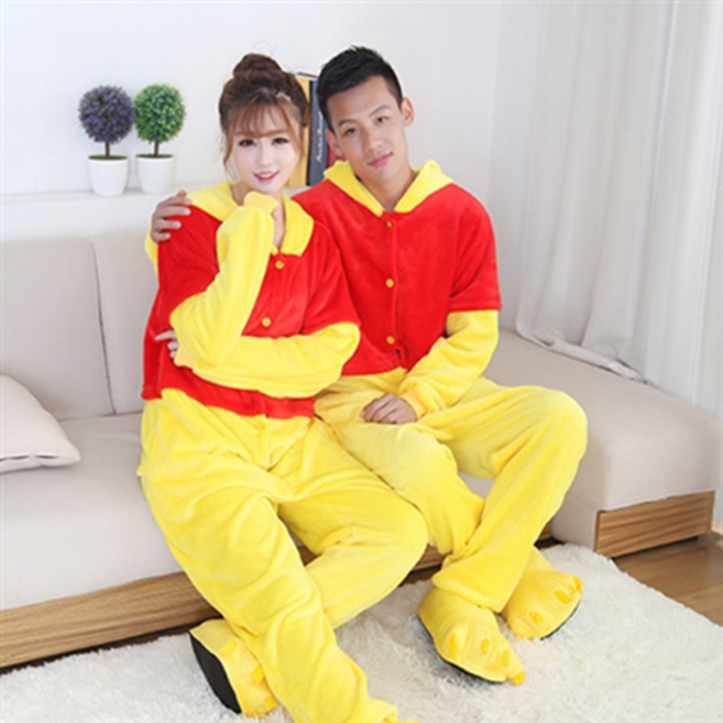 FOOI 캐릭터 동물잠옷 17종 파자마파티 반티 극세사잠옷