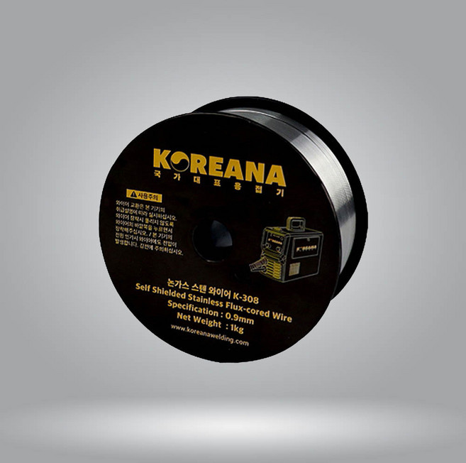 코리아나 스텐용 논가스 와이어 0.9mm 1kg 논가스용접봉 용접재료 용접와이어