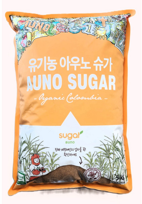 아우노 유기농 비정제 슈가 대용량 5kg 10kg, 1개
