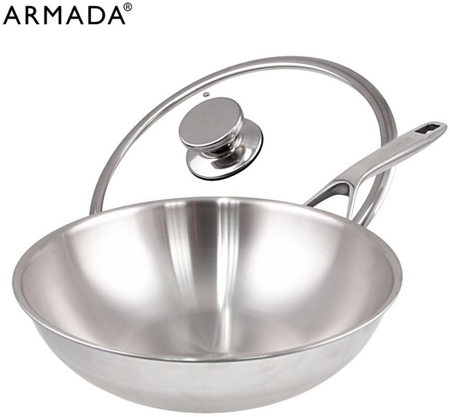 ARMADA 純鈦健康炒鍋, 30cm, 1個