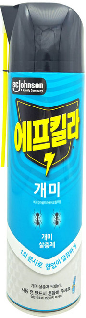 에프킬라 개미에어졸 살충제 500ML / 바퀴벌레 거미 좀벌레 귀뚜라미 퇴치, 1개