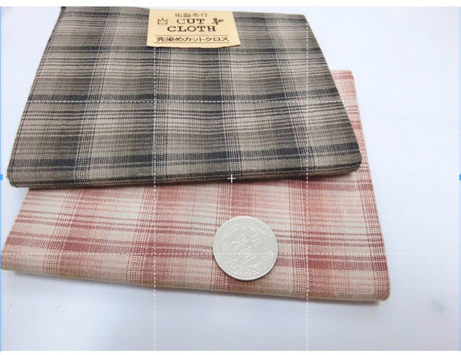 先染布 格子布 CUT CLOTH, 1個, #2黑,尺, #2黑