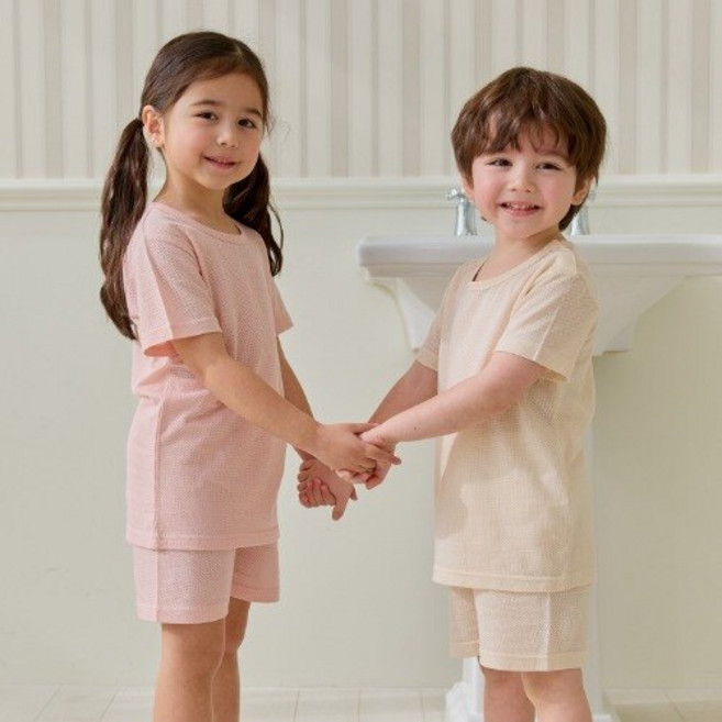 아이숲 잼잼 모달메쉬 반팔실내복(6color)