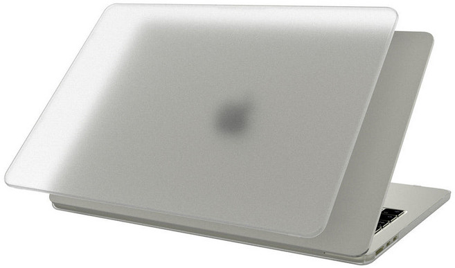 와이즈 맥북 투명 매트 케이스 전기종, 에어 13모델, M4, 1개