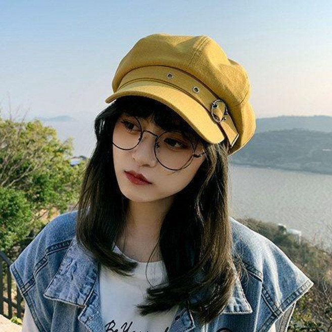 貝雷帽 八角帽 鴨舌帽 韓版復古報童帽 女夏季百搭