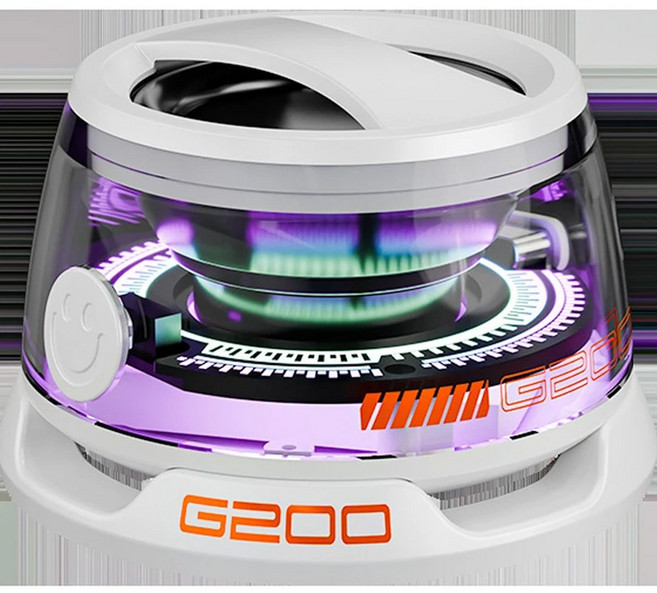 웨어러블스피커 VIKEFON 멀티 RGB 컬러 라이트 블루투스 스피커 마그네틱 전화 거치대 샤워실 자전거 자동차 야외 청소년 선물, White