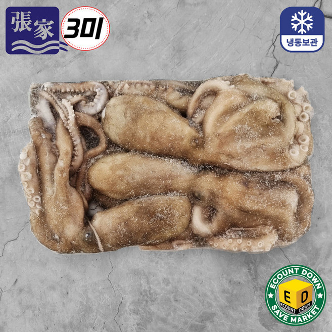 장가유통 냉동낙지 3미 4미 6미 8미 10미 냉동 활낙지 도매 업소용, 300-500[3미], 1개, 850g