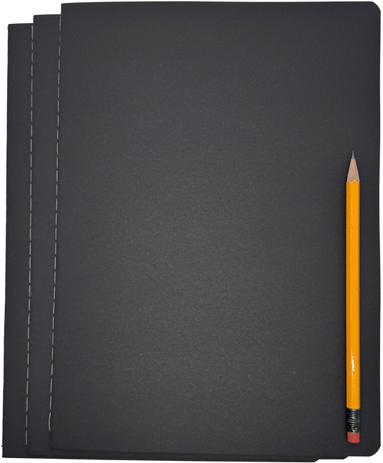 블랙 크라프트 노트 A4 (34매), 무지, 1개, 무지