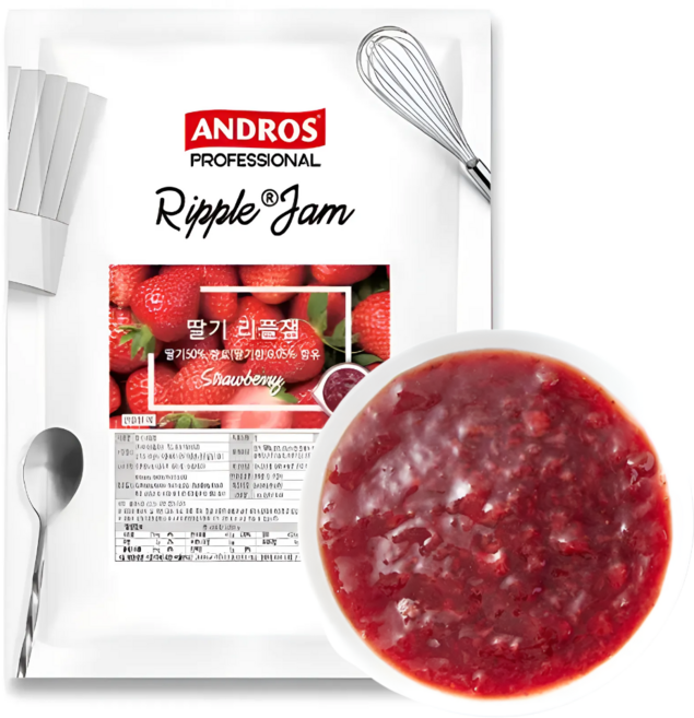 안드로스 딸기 리플잼 1 kg, 1kg