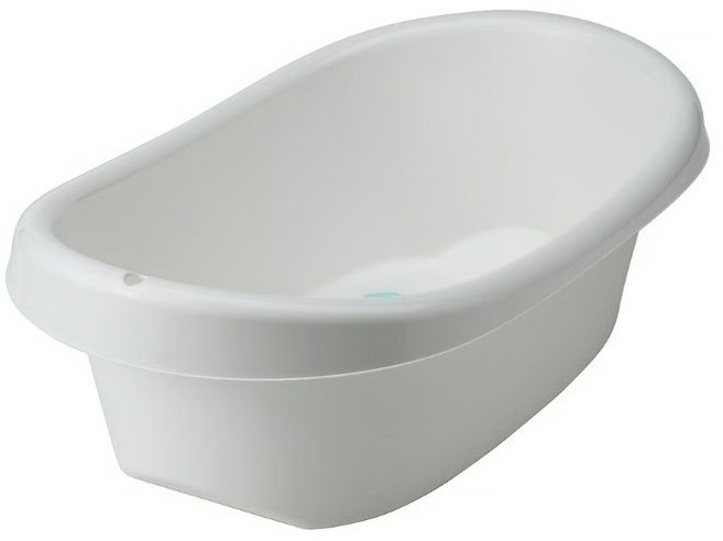 이케아 LATTSAM 아기 욕조 (화이트-청록)/유아욕조, 화이트-청록