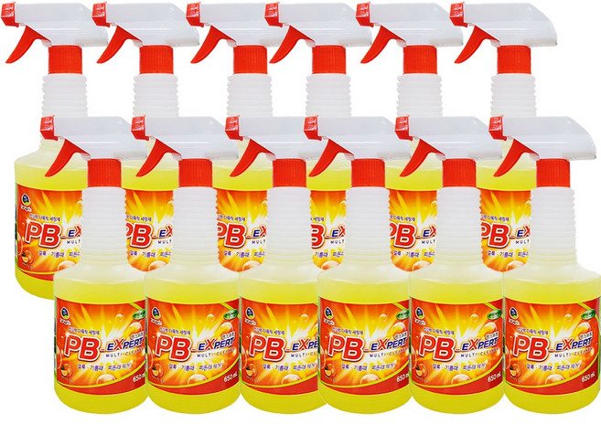 PB 1 플러스업 다목적 세정제 본품 650ml, 12개