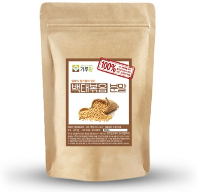 가루랑 가루랑v 100% 국산 백태분말(볶음) 선식 1kg, 1개