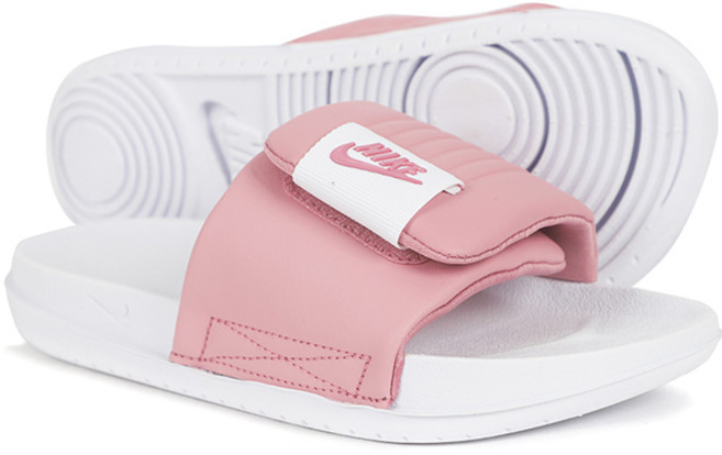 나이키 OFFCOURT ADJUST W SLIDES 여성용 벨크로 발볼 발등 조절 스트랩 슬리퍼 슬라이드