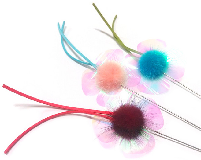 힐링타임 메롱스틱 밍크플라워 NH-0240, 장난감 완구 힐링타임 메롱스틱 밍크플라워 (색상랜, 1개