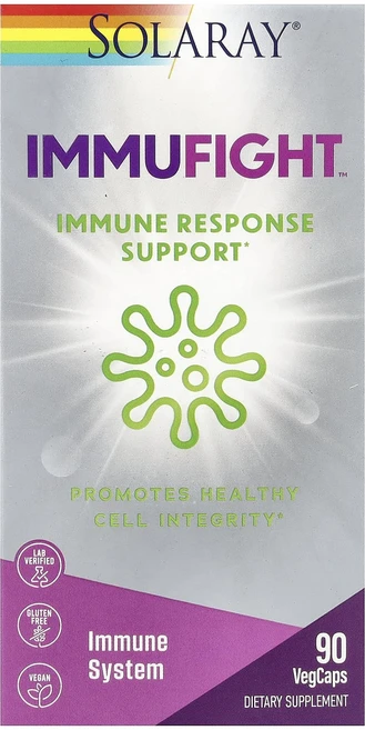 Solaray ImmuFight 면역 반응 지원 베지 캡슐 90정, 1개 - 쿠팡