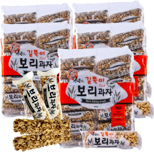 길쭉이 보리과자, 12.5g, 160개
