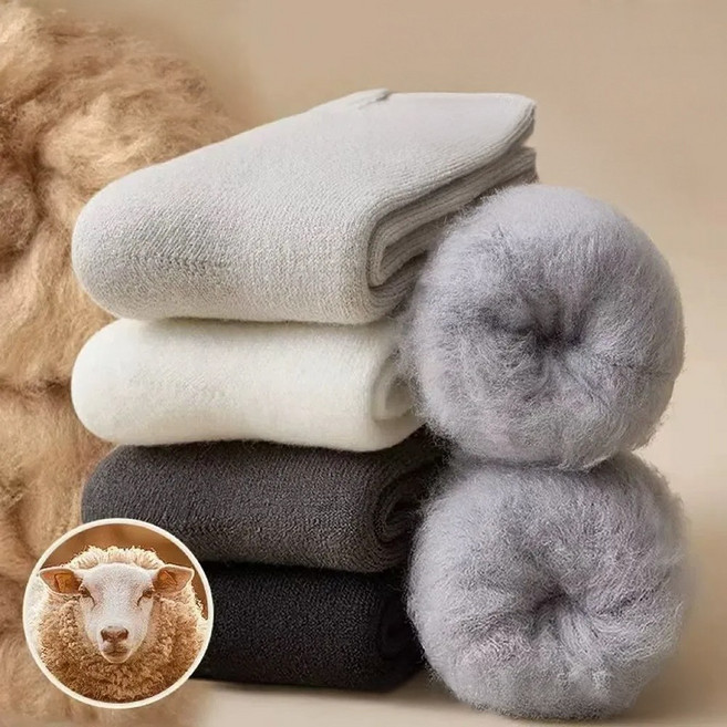 발열 보온 남성용 겨울양말 초극세사 캐시미어 부드럽고 따뜻한 방한 6종세트