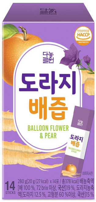다농원 도라지배즙 20g 14개입 4개, 4개, 280g