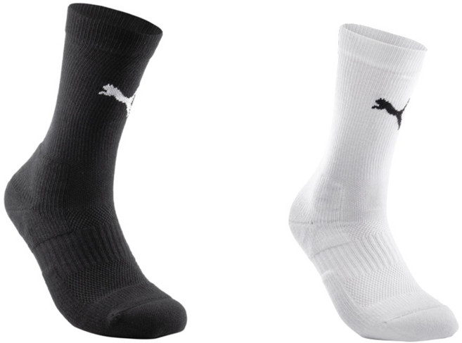 푸마 퍼포먼스 삭스 스포츠 양말, 3호(260~280), 화이트, 1개