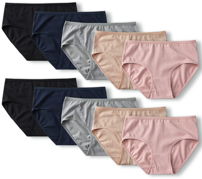 예스플러스_여성 톤다운 정품 면 팬티 10P /빅사이즈 추가