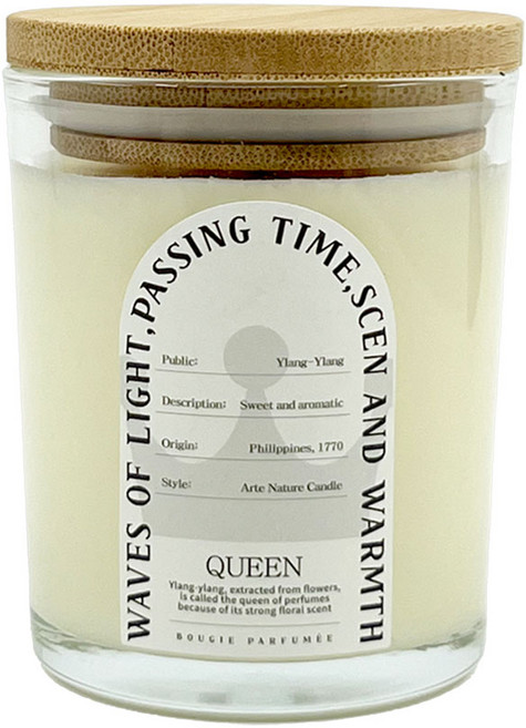 아르떼 네이처 소이 캔들, 1개, 200ml, QUEEN 일랑일랑