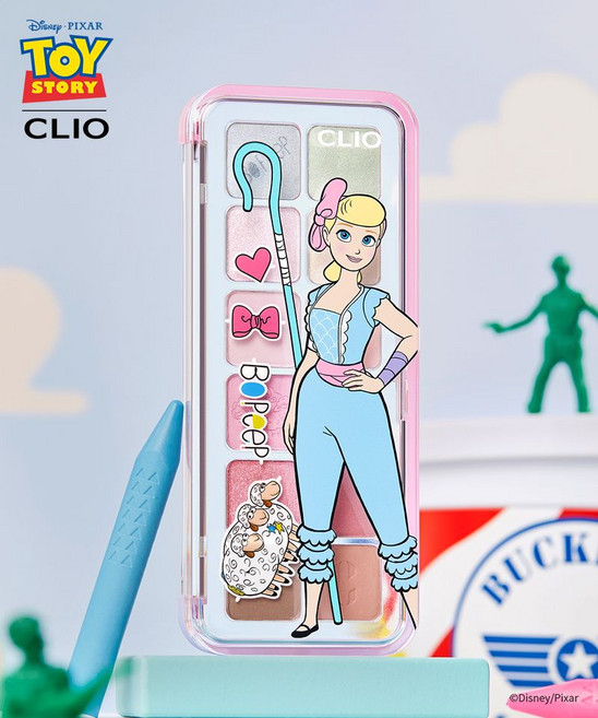 CLIO 토이스토리콜라보 클리오 프로 아이팔레트 에어 기획세트 #19호 본품+메쉬파우치, 19호 자유를찾은보핍(기획세트 메쉬파우치)