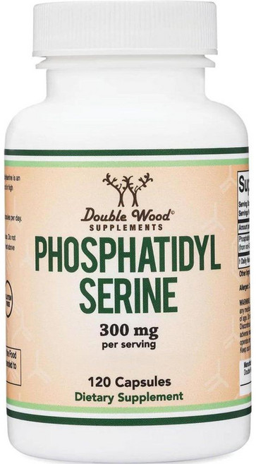 더블우드서플리먼트 포스파티딜세린 300mg Phosphatidylserine 캡슐 120정, 1개