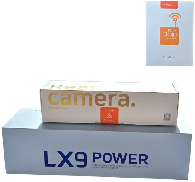 파인뷰 LX9 power 후방 실외형+정품 GPS+와이파이 동글 룸미러형 블랙박스, GPS+동글+출장장착, 128GB