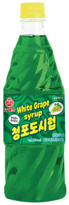 오뚜기 오쉐프 청포도시럽, 6개, 1kg