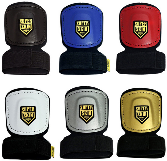 슈퍼스킨 타자 손등보호대 야구 손 보호대, 실버, 1개