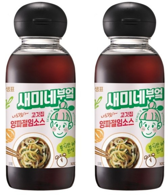 샘표 새미네 부엌 양파절임소스300ml 반찬소스, 300ml, 2개