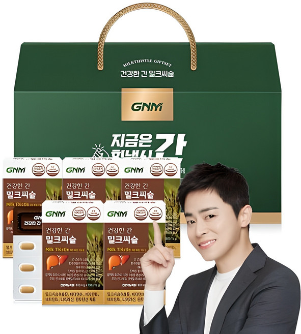 자연의품격 지금은 힘낼시간 건강한 간 밀크씨슬, 30정, 5개