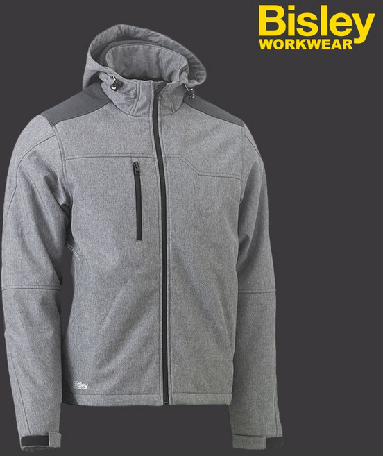 Bisley 비즐리 워크웨어 BJ6937 방수 재킷, 차콜, 1개