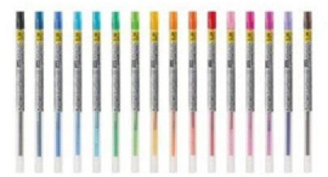 미쯔비시 유니 시그노 유니볼 스타일핏트 UMR 109 젤잉크 리필심, 0.38mm-레드, 0.38mm-레드