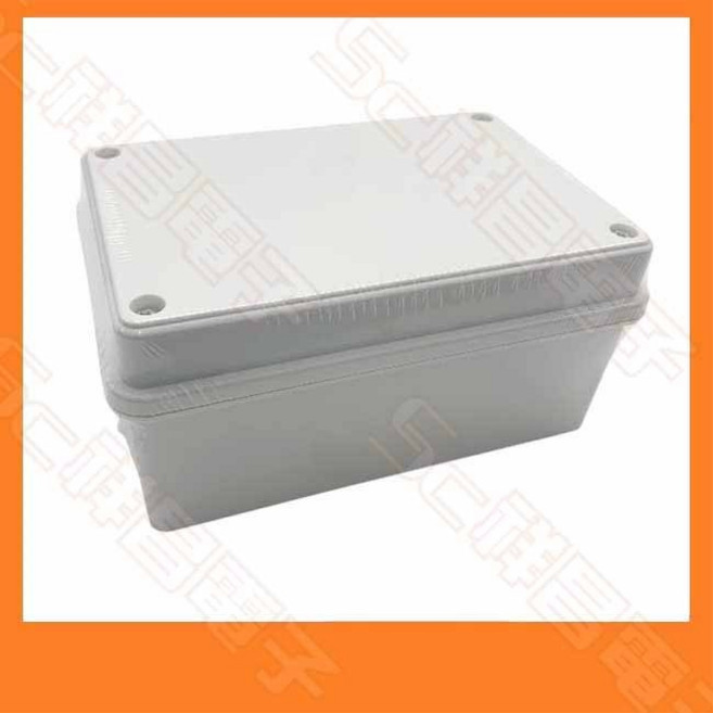 晉立 ABS 防水接線盒 10x15x7.5cm 塑膠防水萬用盒 工控盒 米色, 1個