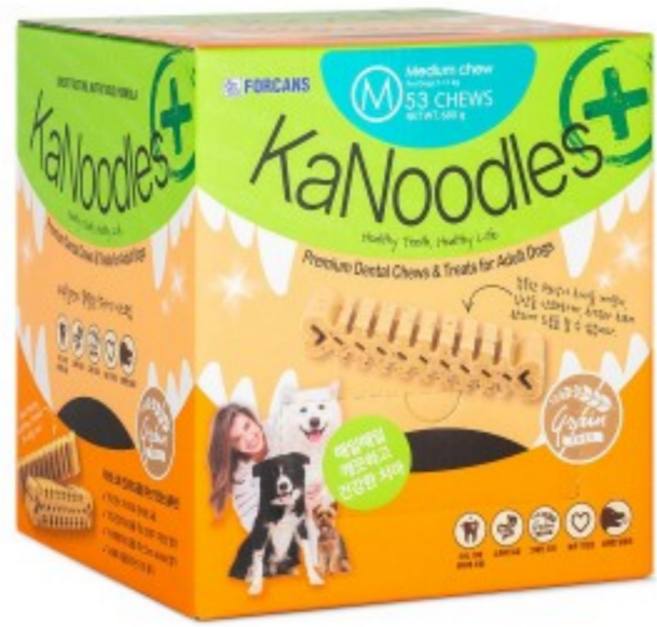 포켄스 카누들 잇몸플러스 강아지 덴탈껌 S 100개입, 구강청결, 680g, 1개