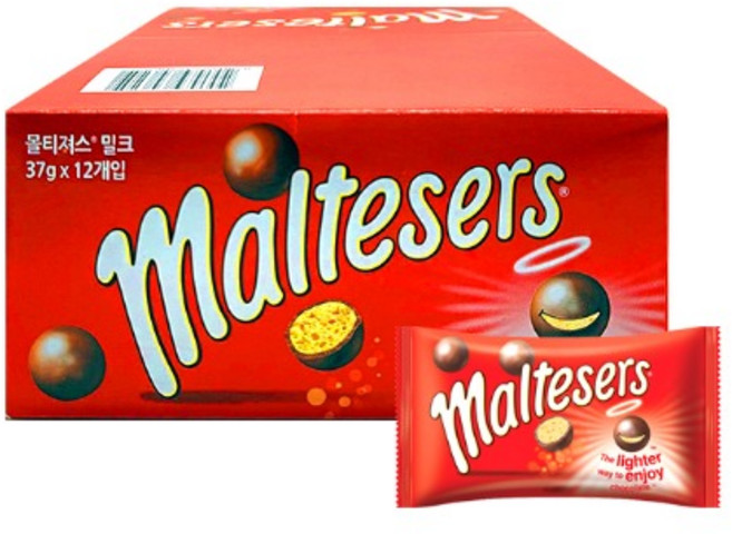 몰티져스 밀크 미니 개별포장 12개입 대용량 스윗플래닛, 444g, 1개