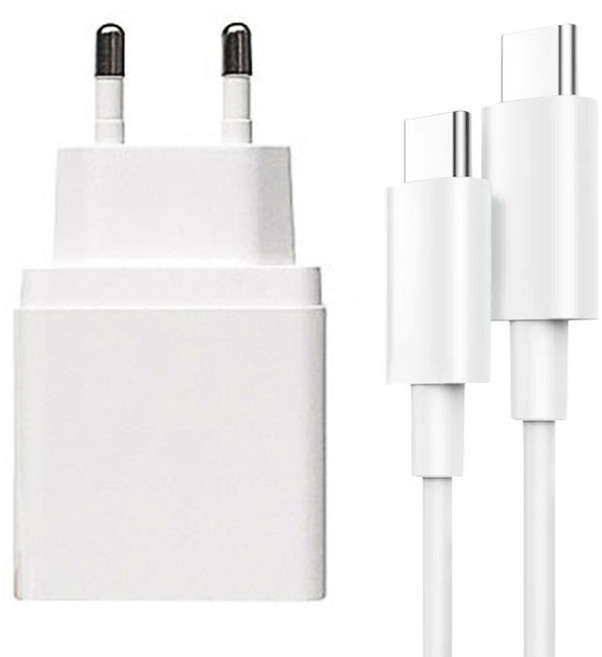 25W C타입 초고속 충전기 어댑터 60W C TO C 케이블 애플 아이폰 17 16 호환 맥북 노트북 아이패드 프로 에어 미니 S26 Z플립7 Z폴드7, 25W충전기+ 60W CtoC 케이블 2M, 1개