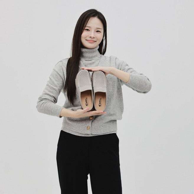 올리 소가죽 애니 펀칭 블로퍼 5cm