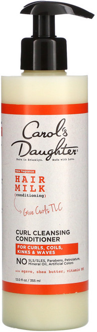 Carols Daughter Hair Milk Conditioning Curl Cleansing 컨디셔너 12 fl oz (355 ml), 1개, 355ml