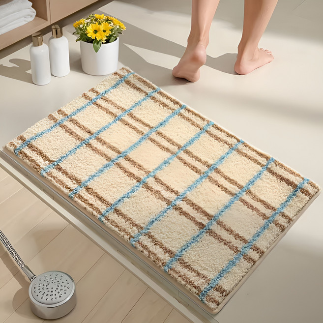 몽벨르 블루라인 포인트 체크 발매트, 블루라인 체크