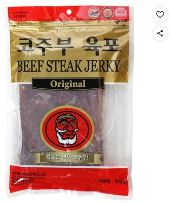 코주부 육포 오리지날, 900g, 1개