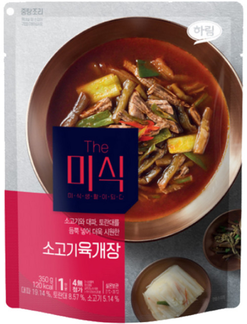더미식 소고기 육개장, 350g, 2개