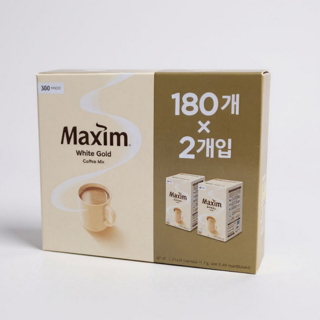 맥심 화이트골드믹스, 11.7g, 180개입, 2개