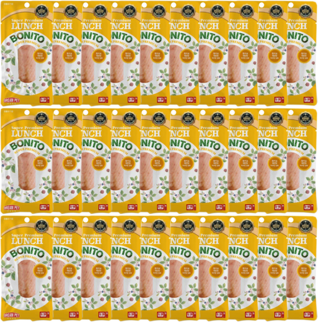 드림펫푸드런치 보니또, 치킨맛, 20g, 30개