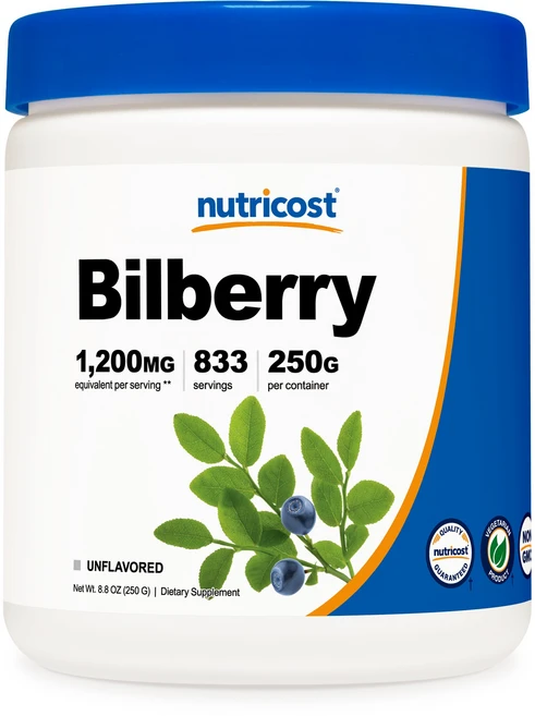 뉴트리코스트 빌베리 언플레이버드 글루텐 프리, 250g, 1개 - 쿠팡